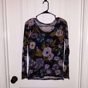 LOFT outlet floral long sleeve shirt